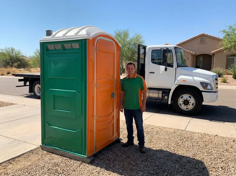 Construction Site Portable Toilet Rental in Tucson, AZ