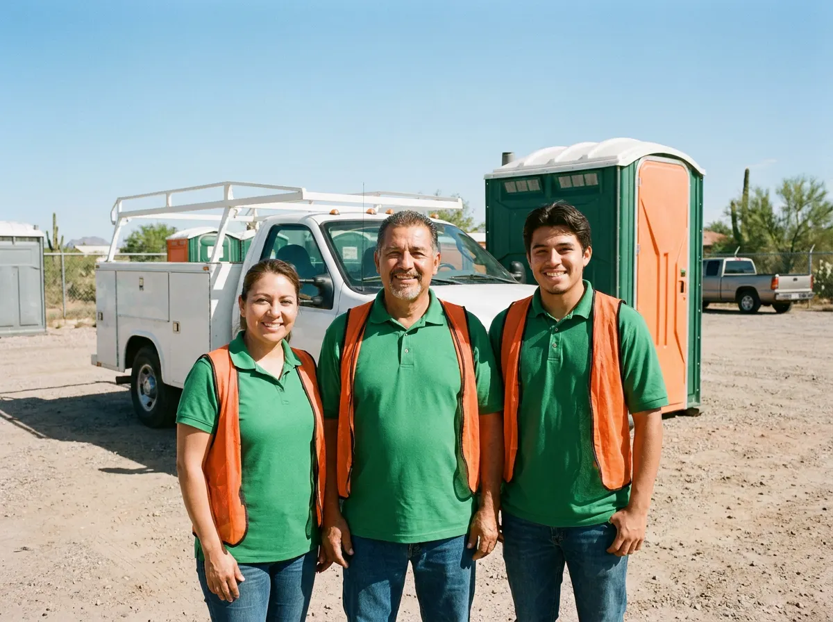 Saguaro Portable Toilet Rental portable toilet rentals team in Tucson, AZ